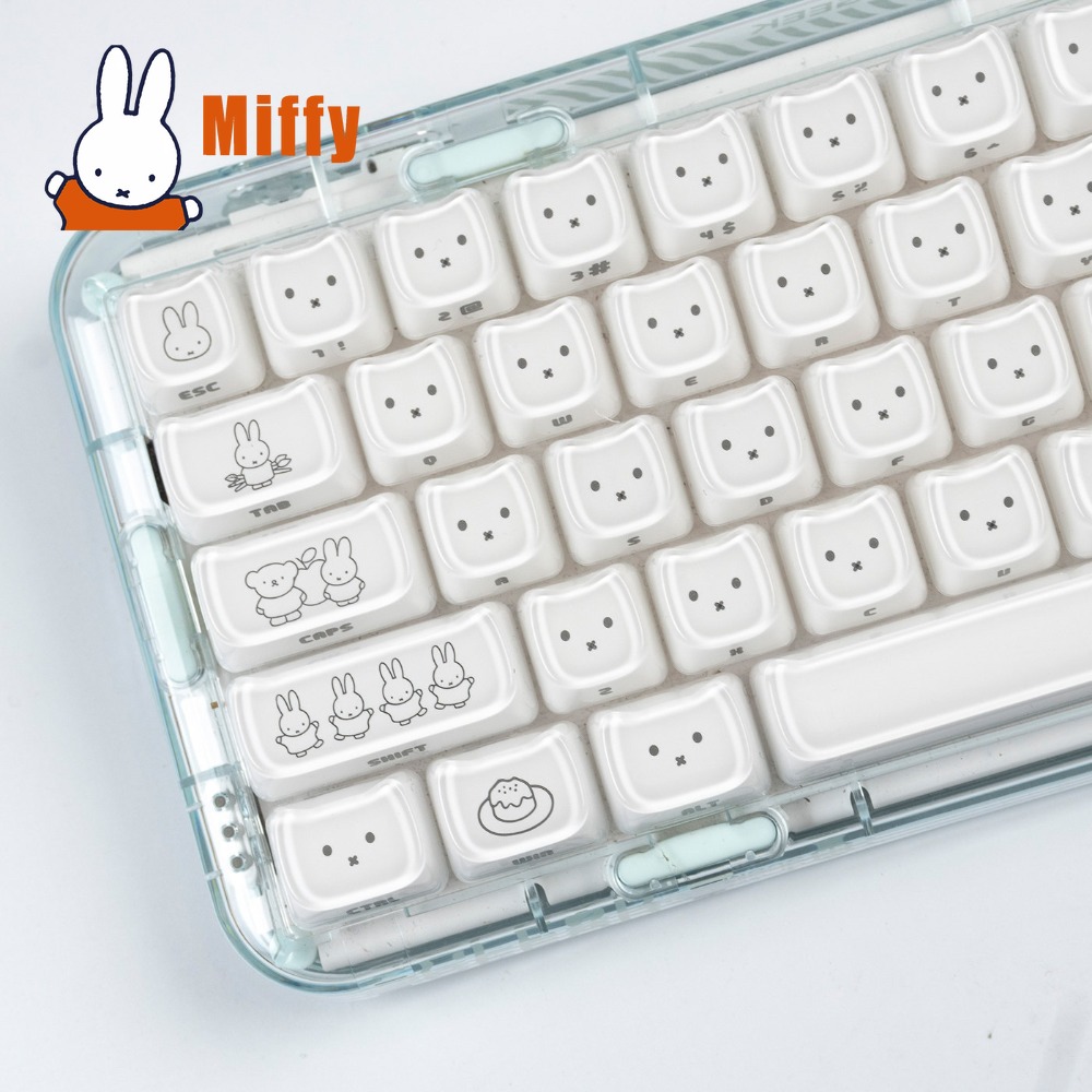 Party Games Pc - Kawaii Miffy Keycaps Cute Rabbit Key