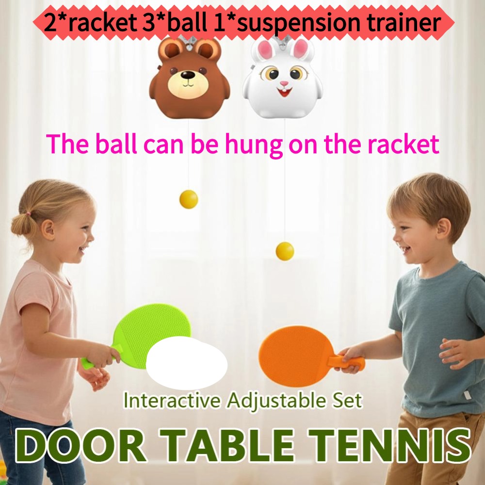 Catch Ball Velcro - Indoor Hanging Table Tennis Trainer for