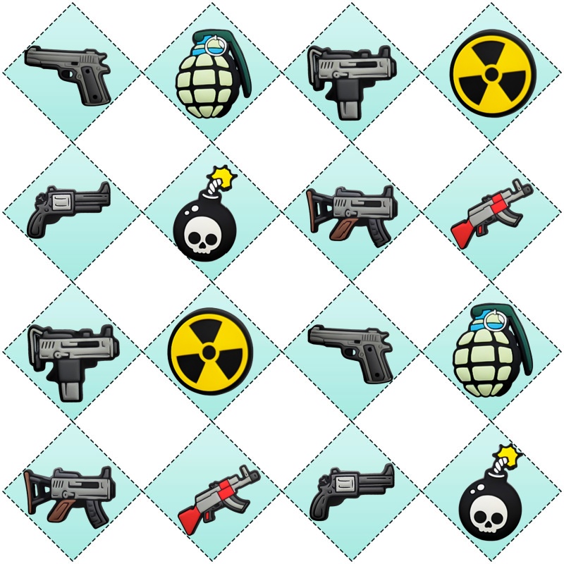 Party Games Bomb - 16/50/100PCS Hot Toys Cartoon firearms bomb