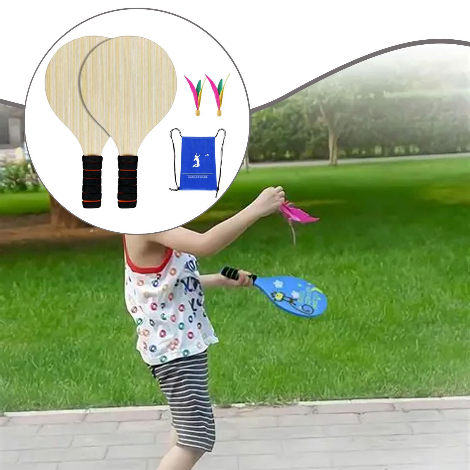 Badminton Set Garden - 2 Pieces Kids Badminton Paddle Set