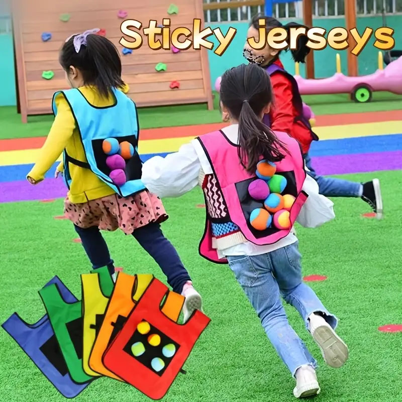 Catch Ball Velcro - Outdoor Sport Game Props Vest Sticky