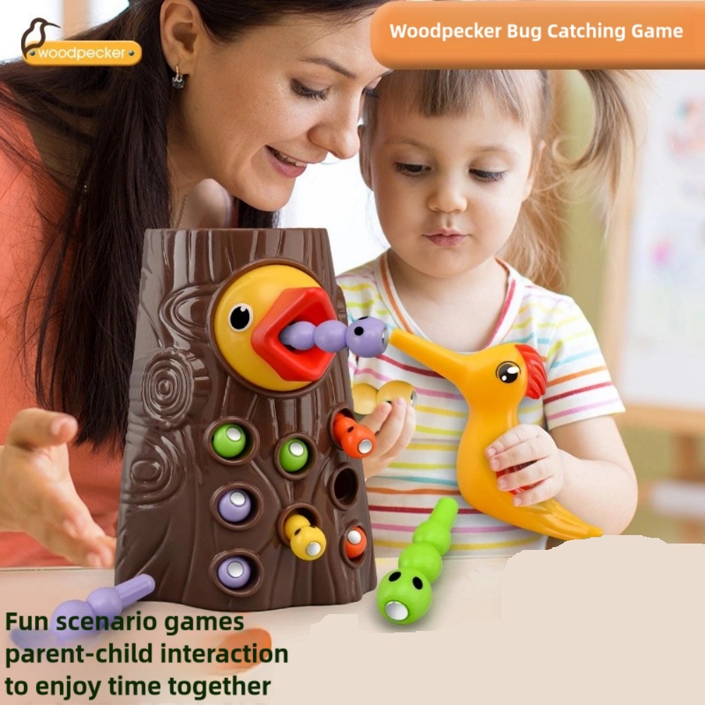 Woodpecker Feeding Game Toy, M - Party Games For 3 People review and price