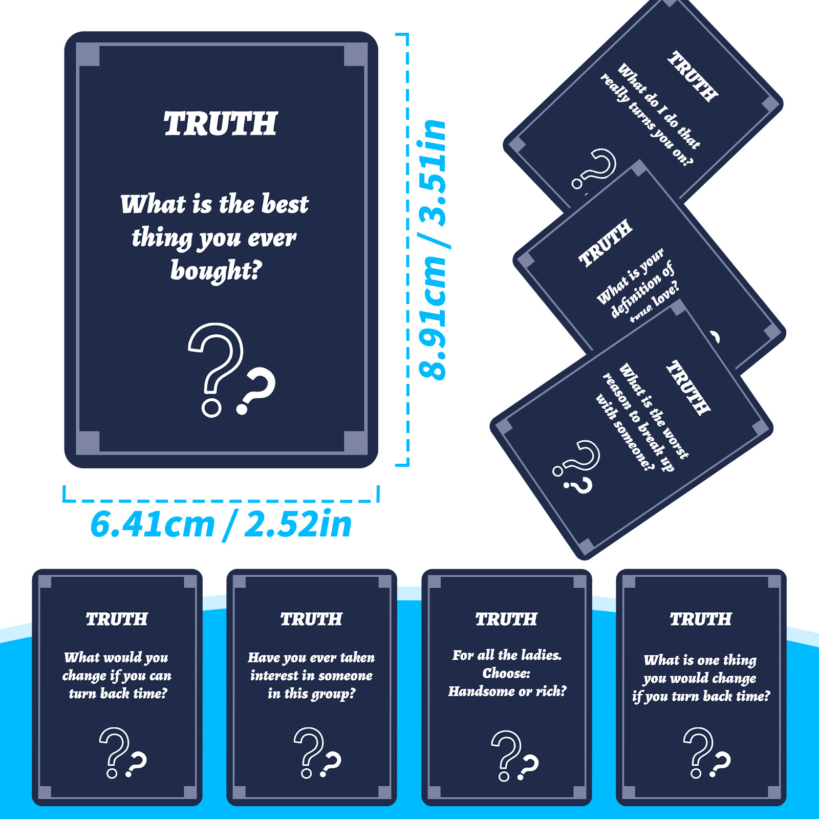 50Pcs Party Game Cards for Adu - Party Games Group For Adults review and price