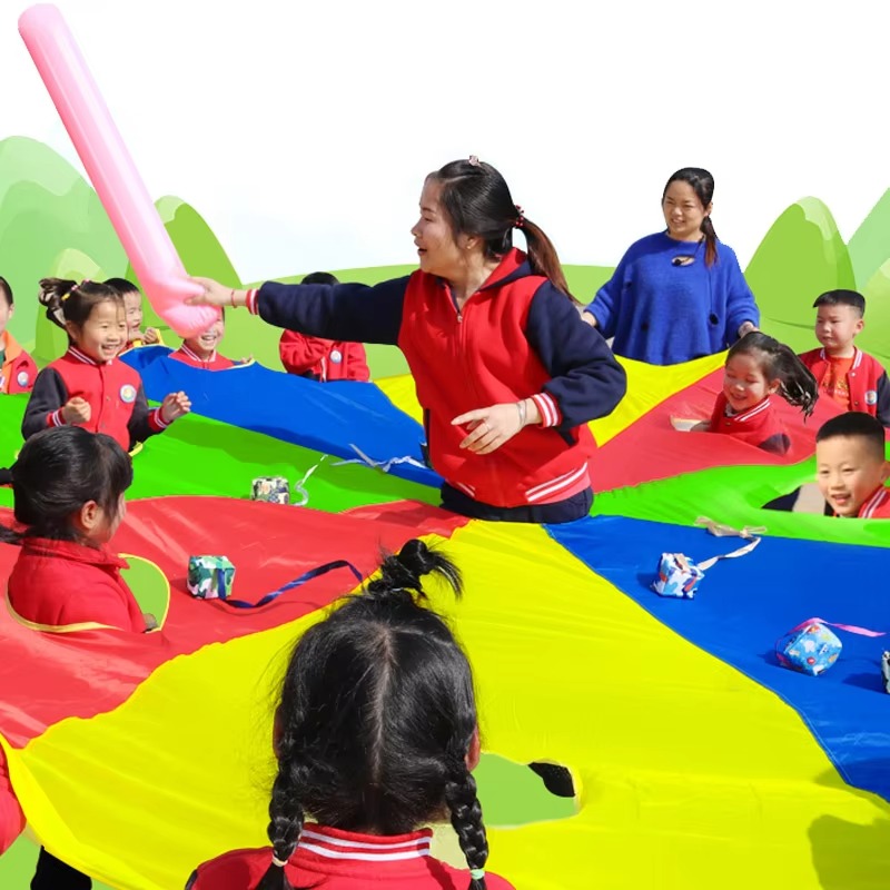 Rainbow Parachute Knock Gopher - Party Games Group For Adults review and price