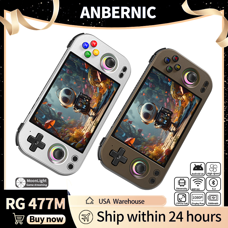 ANBERNIC RG 477M Retro Handhel - Party Games Android review and price