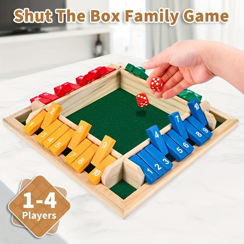 Box Game Wooden Dice Four-Side - Party Games For 7 People review and price
