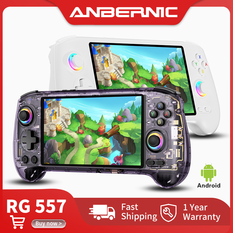 Anbernic RG557 Handheld Game C - Party Games Android review and price