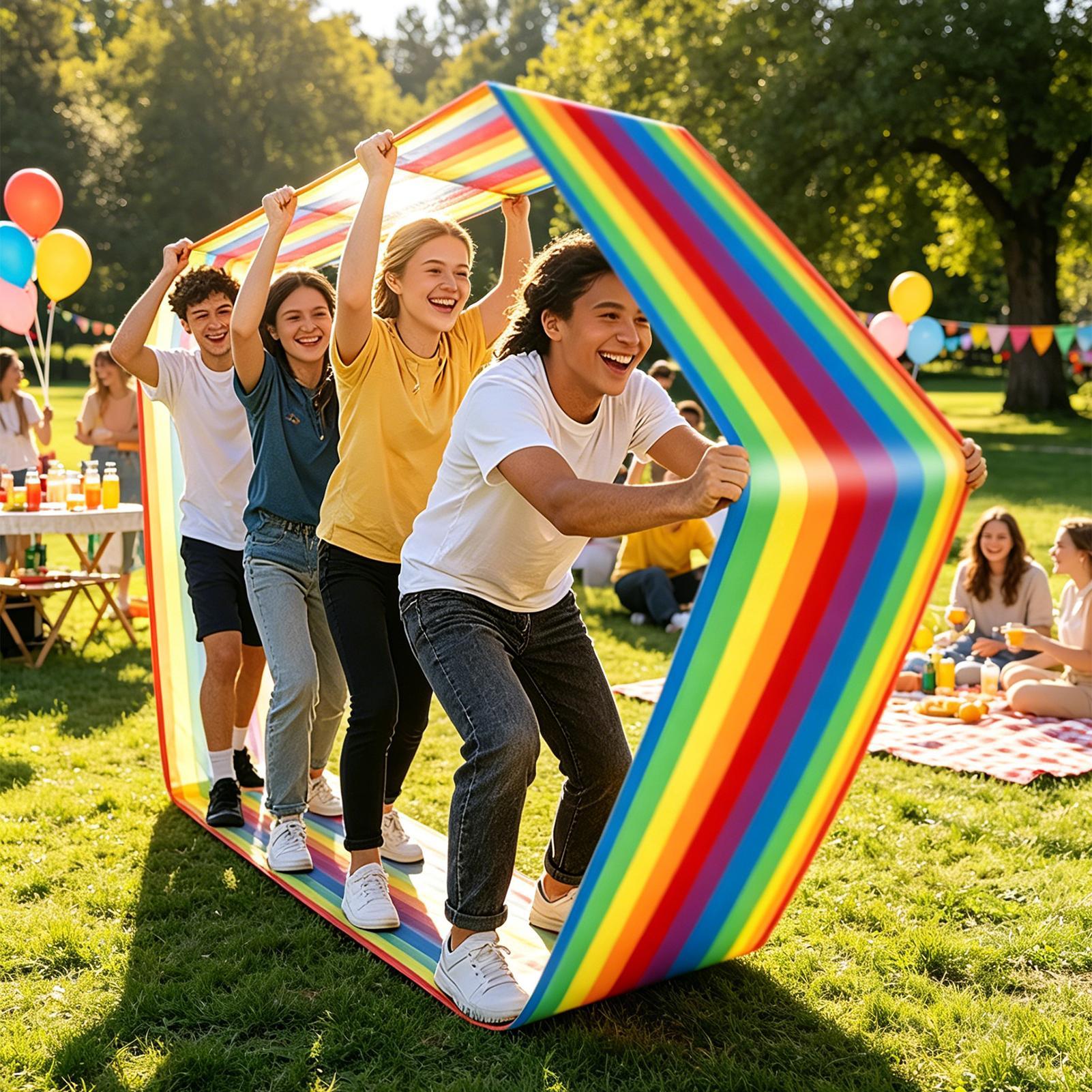 Group Leaning Activity Run Mat - Party Games Group For Adults review and price