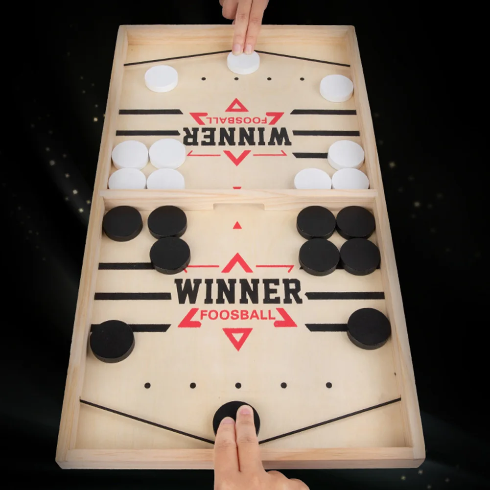 Sling Puck Board Games Wooden  - Party Games For 7 People review and price