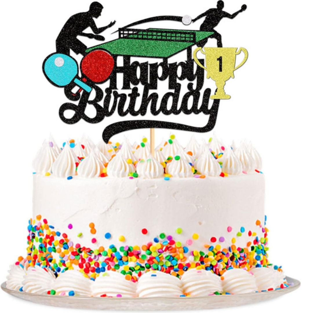 Ping Pong Cake Topper Happy Bi - Party Games Jenga review and price