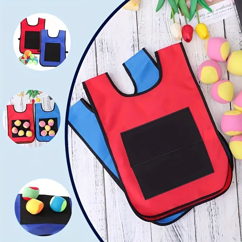 Outdoor Sport Game Props Vest  - Catch Ball Velcro review and price