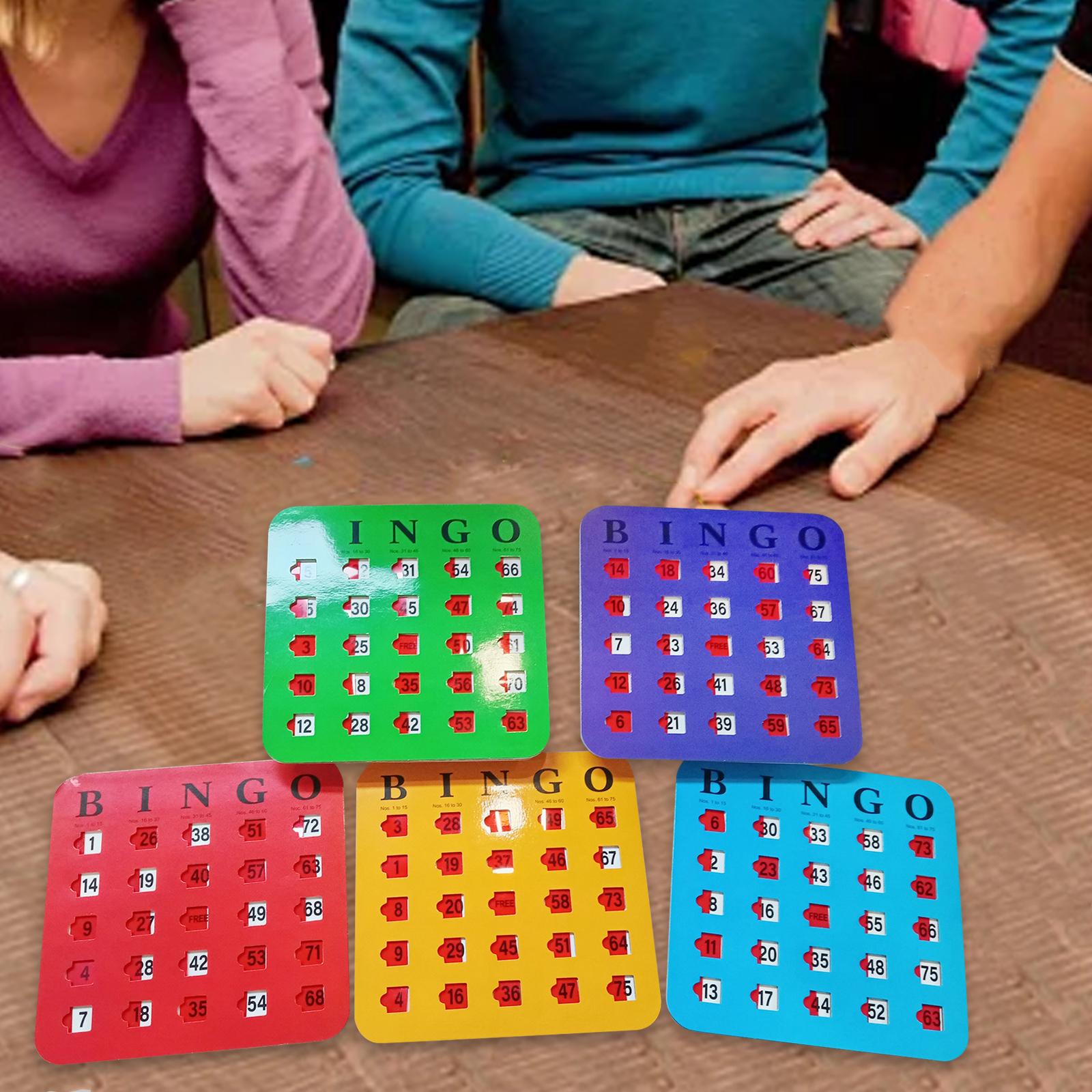 5 Pieces Large Print Bingo Car - Party Games Group For Adults review and price