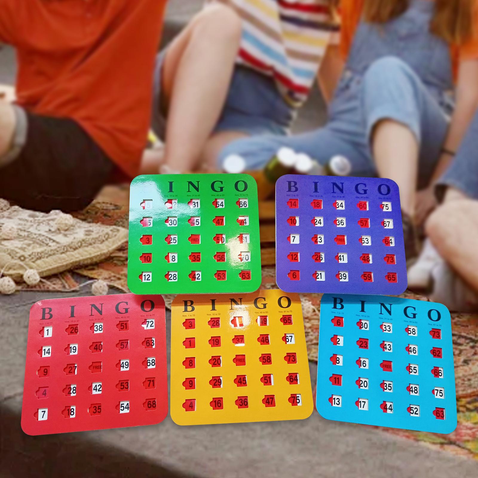 5 Pieces Large Print Bingo Car - Party Games Group For Adults review and price