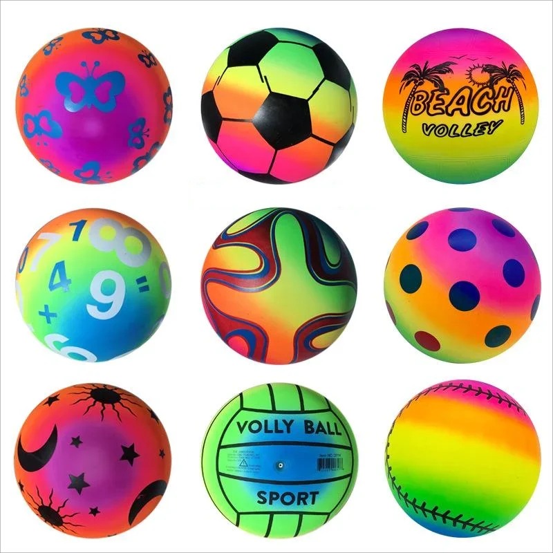 1pc Elastic Rainbow Ball Soft  - Catch Ball Velcro review and price