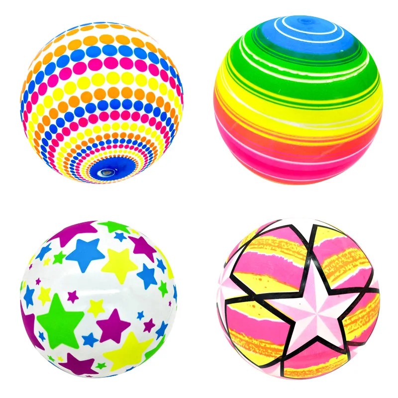 1pc Elastic Rainbow Ball Soft  - Catch Ball Velcro review and price