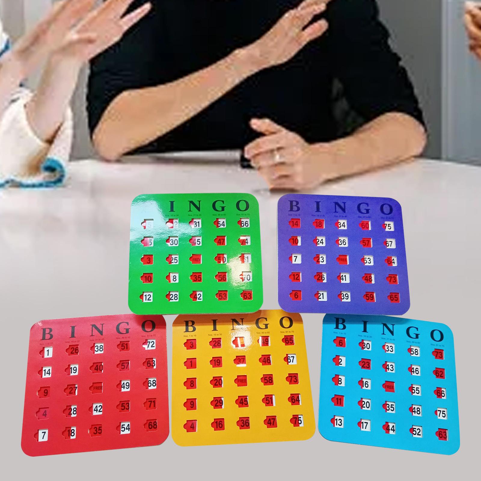 5 Pieces Large Print Bingo Car - Party Games Group For Adults review and price
