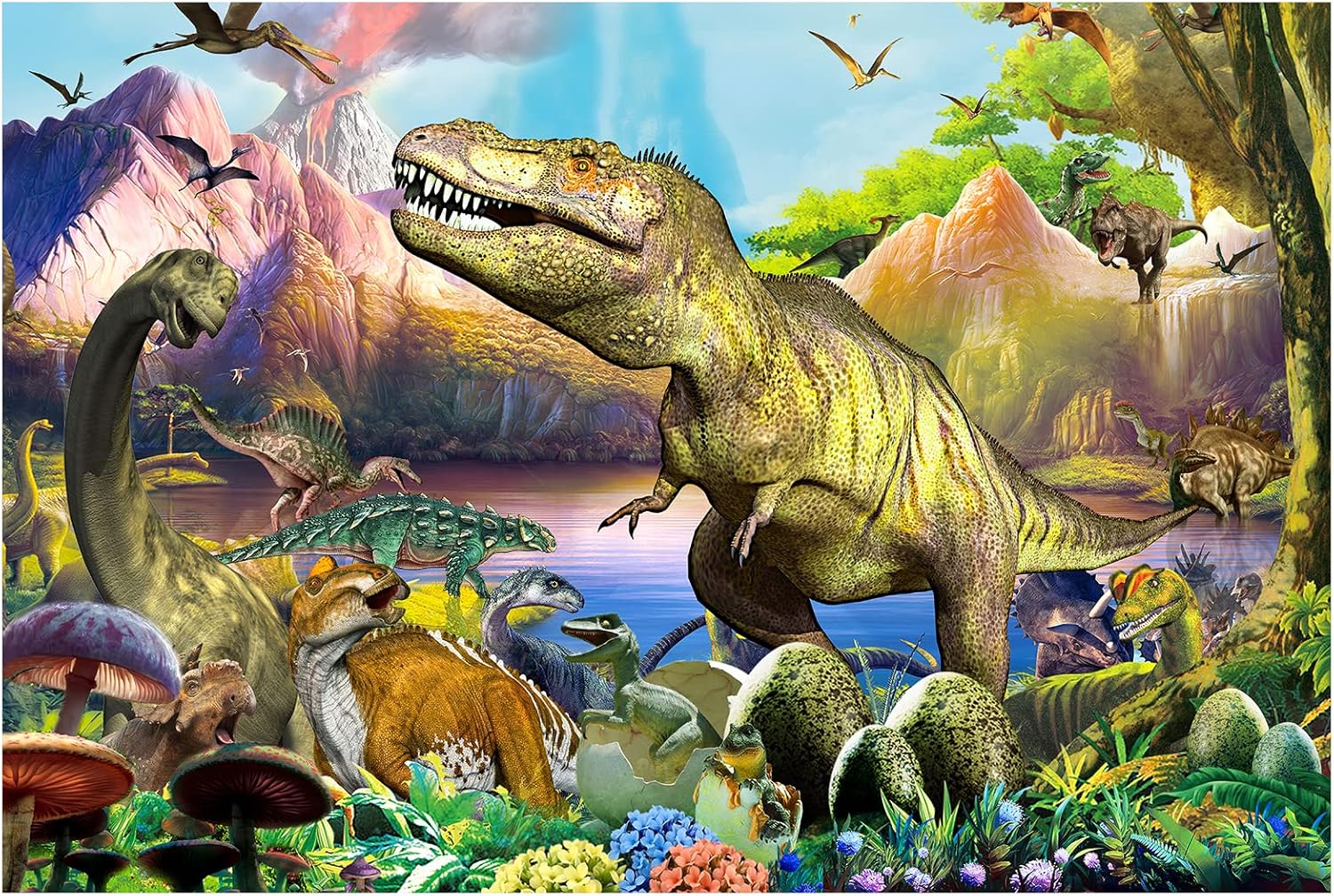 Dinosaur Group Adult Wooden Pu - Party Games Group For Adults review and price