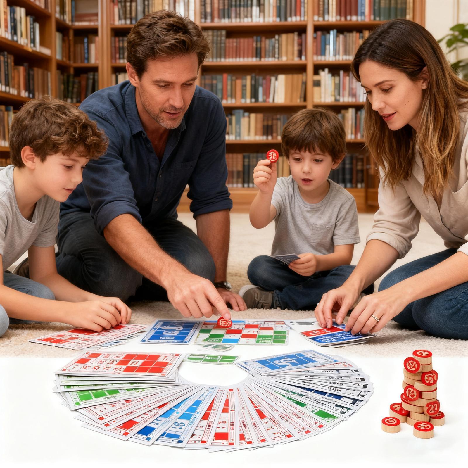 Bingo Set Wooden Funny Educati - Party Games Group For Adults review and price